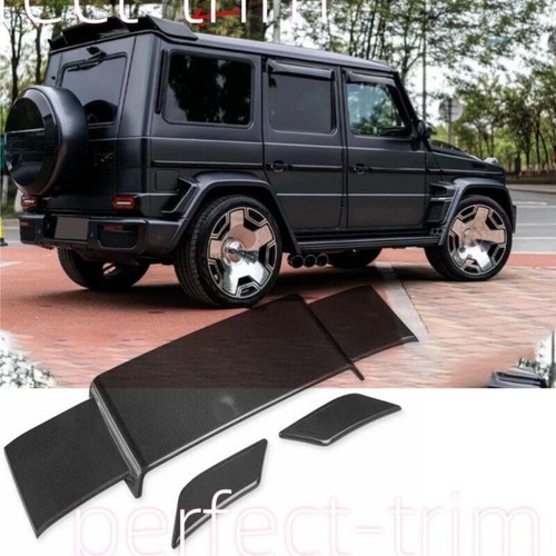 For 19-23 BenzG Class W464 G500 G550 G63 AMG Carbon Fiber Rear Wing Roof Spoiler - 第 14/14 張圖片