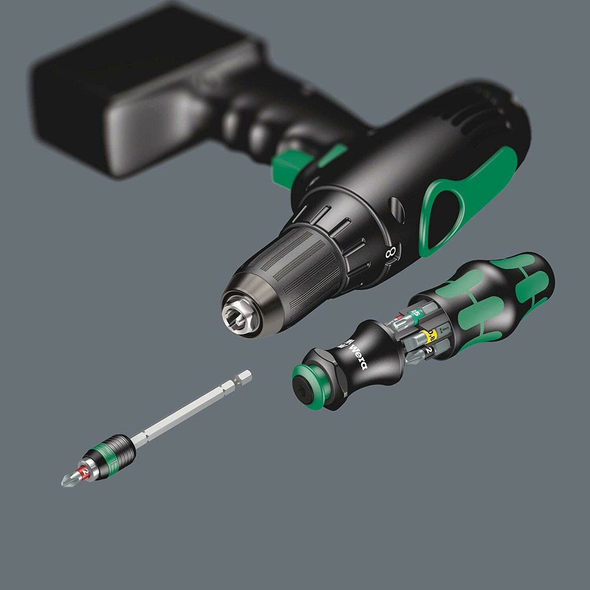 Wera KK20 Colour-Coded Tool Finder Screwdriver Kraftform
