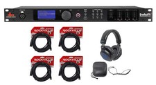 DBX DriveRack PA2 Sound Signal Processor Speaker Manage System Headphones Cables