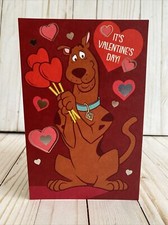 Scooby-Doo Valentine’s Day Card Hope It’s Filled With Treats New Kids Fun Foiled