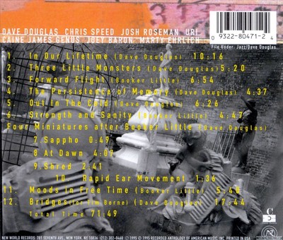 DAVE DOUGLAS (TRUMPET) - IN OUR LIFETIME NEW CD