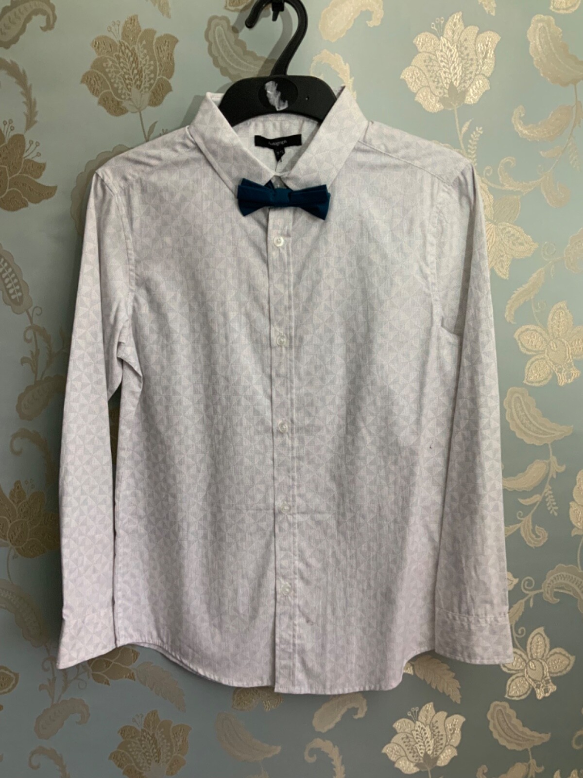 NEW MARKS AND SPENCER AUTOGRAPH BOYS SHIRT WITH DICKIE BOW TIE SIZE 11-12 YEARS image 4