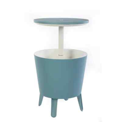 Keter Cool Bar 32 Qt. Outdoor Patio Cooler & Cocktail Table 2-in-1 Weather