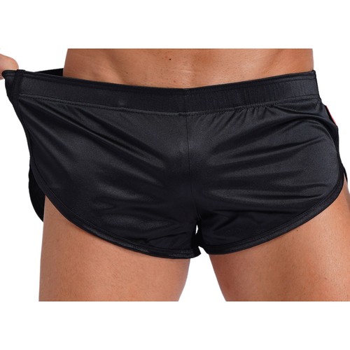 Mens Satin Silk Boxers Loose Shorts Sexy Panties Pajama Bottoms Shorts AU - Picture 38 of 82