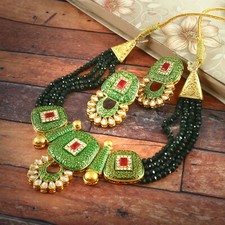 KUNDAN BEADS CHOKER NECKLACE