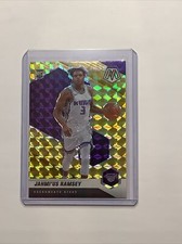 2020-21 Panini Mosaic Rookie Yellow Mosaic Prizm #239 Jahmi'us Ramsey RC A-27