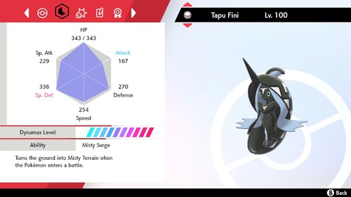 Pokémon Espada y Escudo Tapu Fini 6IV Mejores vehículos eléctricos y naturaleza 🙂 Brillante 🙂 Listo para la batalla - Imagen 3 de 5