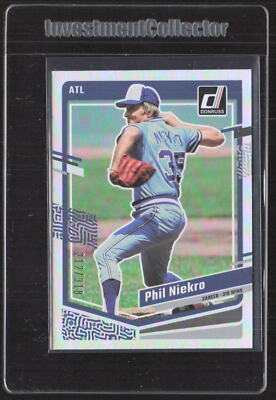 2023 Donruss #199 Phil Niekro /318 Career Stat Line
