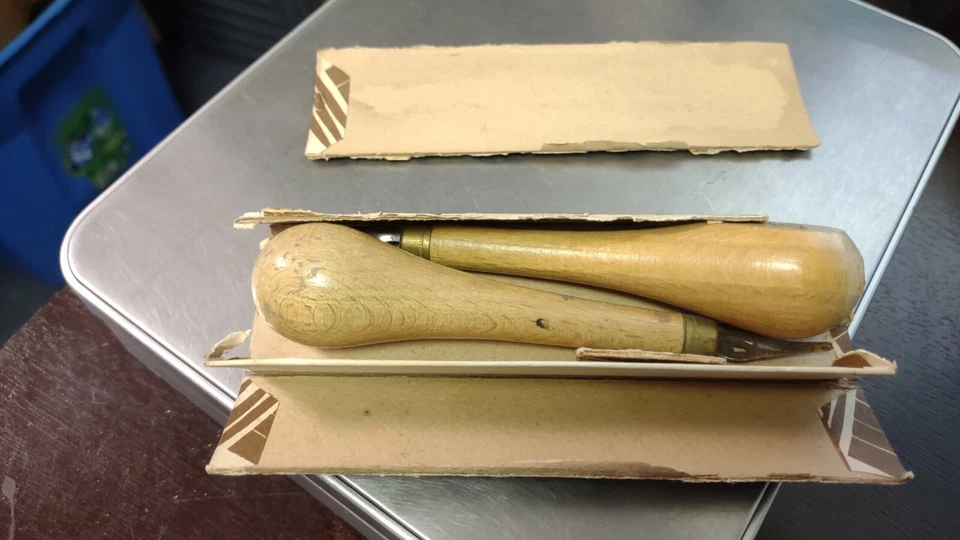 Vintage Tif-Handle With Lino-Pens Heintze & Blanckertz Germany Linoleum Cutters - Image 2 of 4