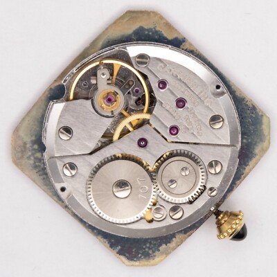 Vintage Cartier / Peseux 7001 17-Jewel Wristwatch Movement, Runs