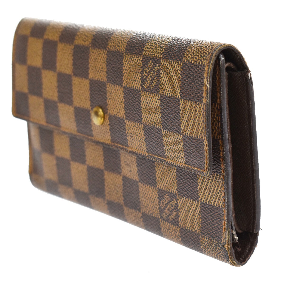 LOUIS VUITTON International Trifold Wallet Damier Lea… Gem