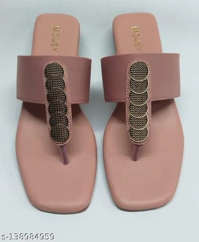 Indian Fancy Women's u0026 Girl's Flat Sandals, Slippers for Party Wear Type |  eBay