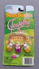 NEW vintage 1989 Dudley's bunny bundles necklace