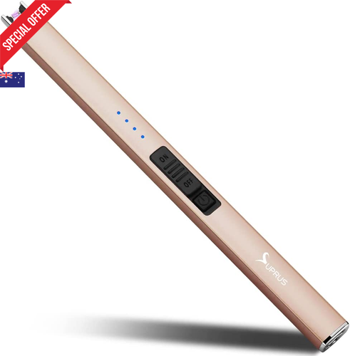 Electric Arc Windproof Lighter Flameless USB Rechargeable Lighter with Safety Lo - Picture 10 of 12