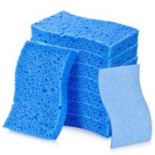 Wsivoiv 8 PCS Dish Sponges Kitchen, Premium Blue Dish Washing Kitchen Sponge,