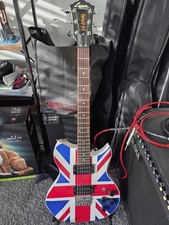 Def Leppard Union Jack Electric Guitar 6 String Solid Body