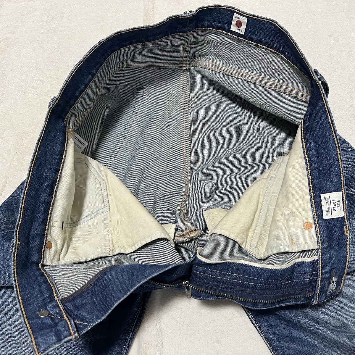 Levi's 502 Made in Japan Premium Jeans W36 L34 Selvedge Fade