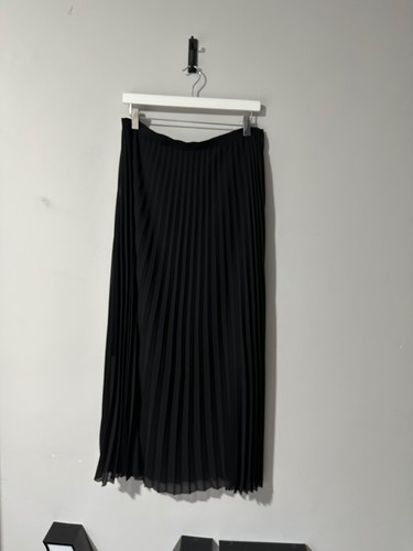 ME+EM SKIRT BLACK PLEATED MIDI SKIRT SIZE UK 10 - Picture 7 of 14