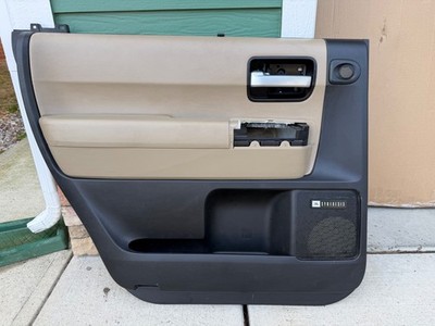 08 - 22 Toyota Sequoia Limited Rear Left Door Panel with Shade Brown/Tan