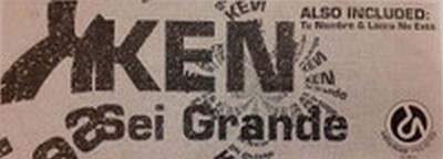 Ken (6) Sei Grande 12 Volumex - VOL 198-01 Italy 1998 VG+/VG+''