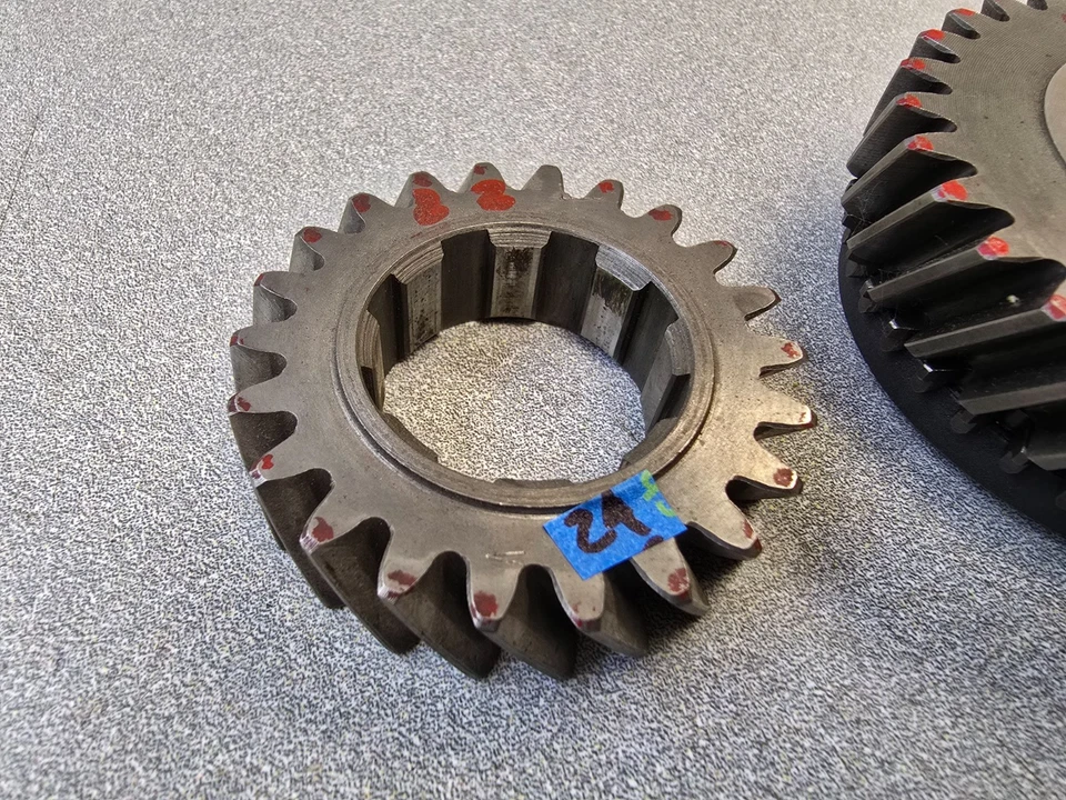 NICE ORIGINAL PORSCHE 914 914-6 TRANSMISSION 5th SPEED "ZD" GEARSET 31:22 #24 — 第 3/4 张图片