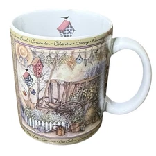 Lang And Wise Collector Mug The Herb Wagon Coffee Tea Mug 1997 Sherri Baldwin #K