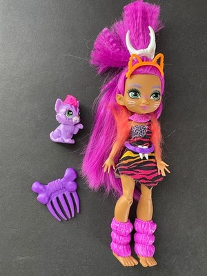 Mattel CAVE CLUB Roaralai Doll Action Figure w/ Brush and Pet