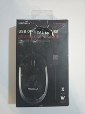 Macally USB Optical Type C Mouse Dynamouse Slim iMac PC laptop LPN RR AK840