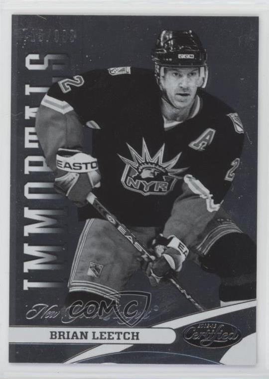 2012-13 Certified Immortals 715/999 Brian Leetch #137 HOF 0l2