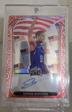 NBA Card DeMar DeRozan Autograph 1/2 First Number Leaf