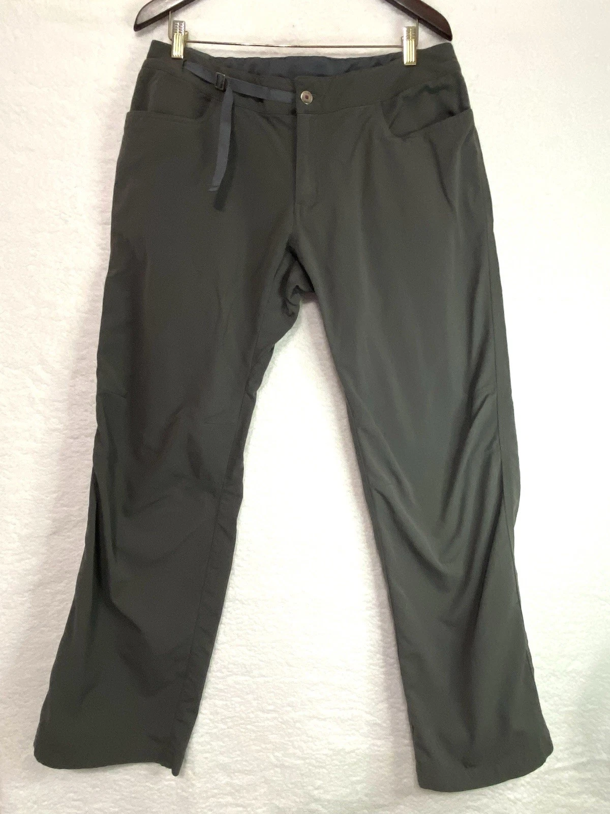 Blurr Mens Size 34 Gray Outdoor Pants Hiking Work Nylon Fishing Walking