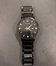Bulova Futuro 42mm Black Stainless Steel Men's Wristwatch