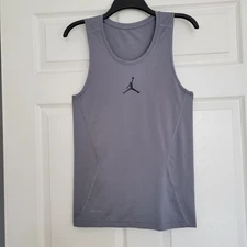 Air Jordan 23 Jumpman Dri-Fit Cool Gray Compression Sleeveless Tank-Top Size Med
