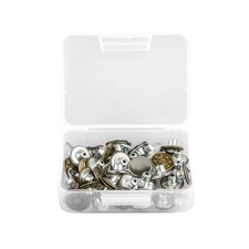 40Pcs Metal Jeans Button Tack Buttons Replacement Kit Repair For Sewing Pants