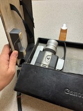 Canon Zoom 518 Super 8 Film Movie Camera w/ Case Working CANON GRIP CANON TELE