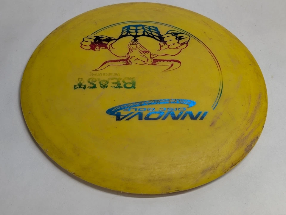 Innova DX Beast Disc Golf Distance Driver PFN 150g Yellow - Image 4 of 4