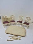 Vintage 1978 Marx Sindy Dining Room Set Furniture  RARE For Part Or Repair