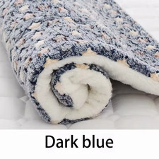Flannel Pet Sleeping Mat Dog Bed Winter Puppy Bed Dog Sofa Mattress Cushion for