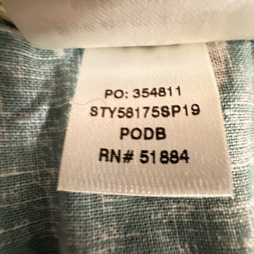 Patagonia Women’s sz XL Hemp Blue Island Tropical Print Shorts Wrap Skort Vacay - Picture 11 of 11
