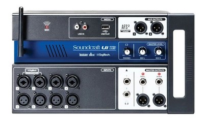 Soundcraft Ui12 Digital Mixer - 12-Input Remote Mixer w/ PSU