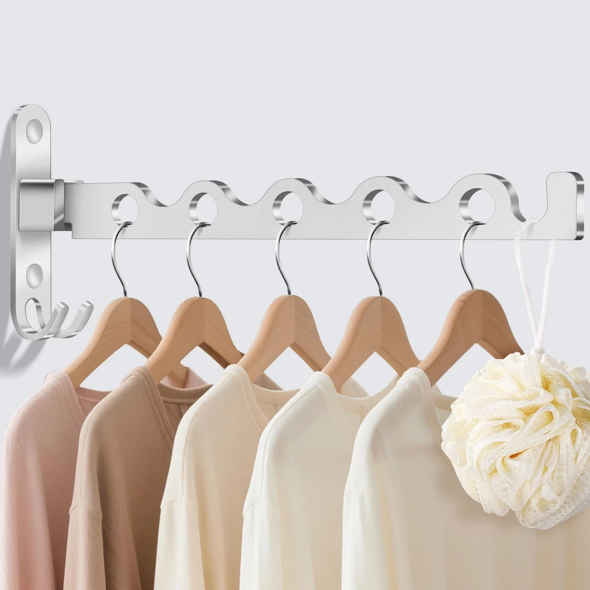 Appendiabiti Pieghevole Su Ruote - Organizer Per Abiti Portatile - Standard E Trendy