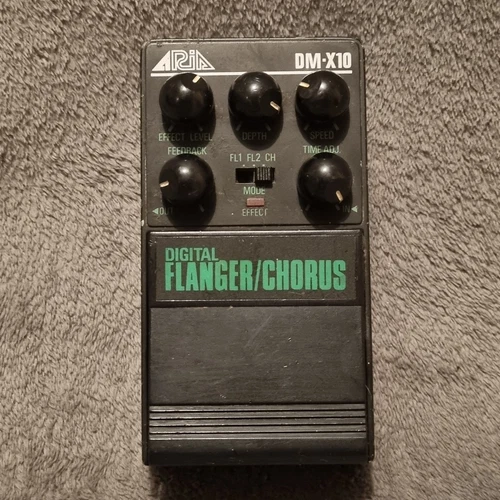 Aria DM-X10 Digital Chorus / Flanger Rare Vintage Guitar Effect Pedal MIJ Japan - Picture 1 of 7