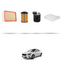Hoffcar Service Kit - 4 Filter FüR Mercedes CLA (C117, X117) 200 CDI 100KW Ab