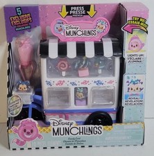 Disney Munchlings Candy Cart Playset 13 Piece Miniature Toy Figures Set