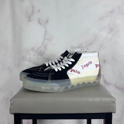 Vans x Palm Angels Sk8 Mid-LX Black White Size 8 Men s 2022 Exclusive Designer 