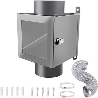 Dryer Duct Lint Trap,Inline Dryer Lint Trap Box,lint trap for Dryer Vent for