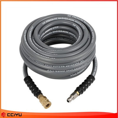 #ad 50#x27; x 3 8quot; High Pressure Washer Hose Gray Brand New 4800psi $75.99