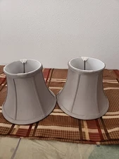 Restoration Hardware  Silk Lampshades .  set of 2