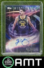 Ben Sheppard Auto 2025-26 Topps Midnight Stroke of Indiana Pacers #SM-BS