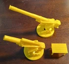 Marx Navarone Mountain Playset Guns and Table, Vintage